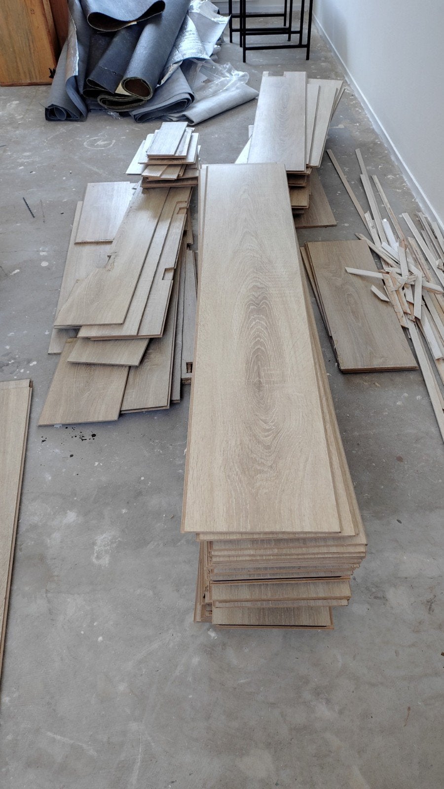 Licht eiken laminaatvloer, diverse afmetingen, Ophalen, Gebruikt, 50 tot 150 cm, 10 m² of meer