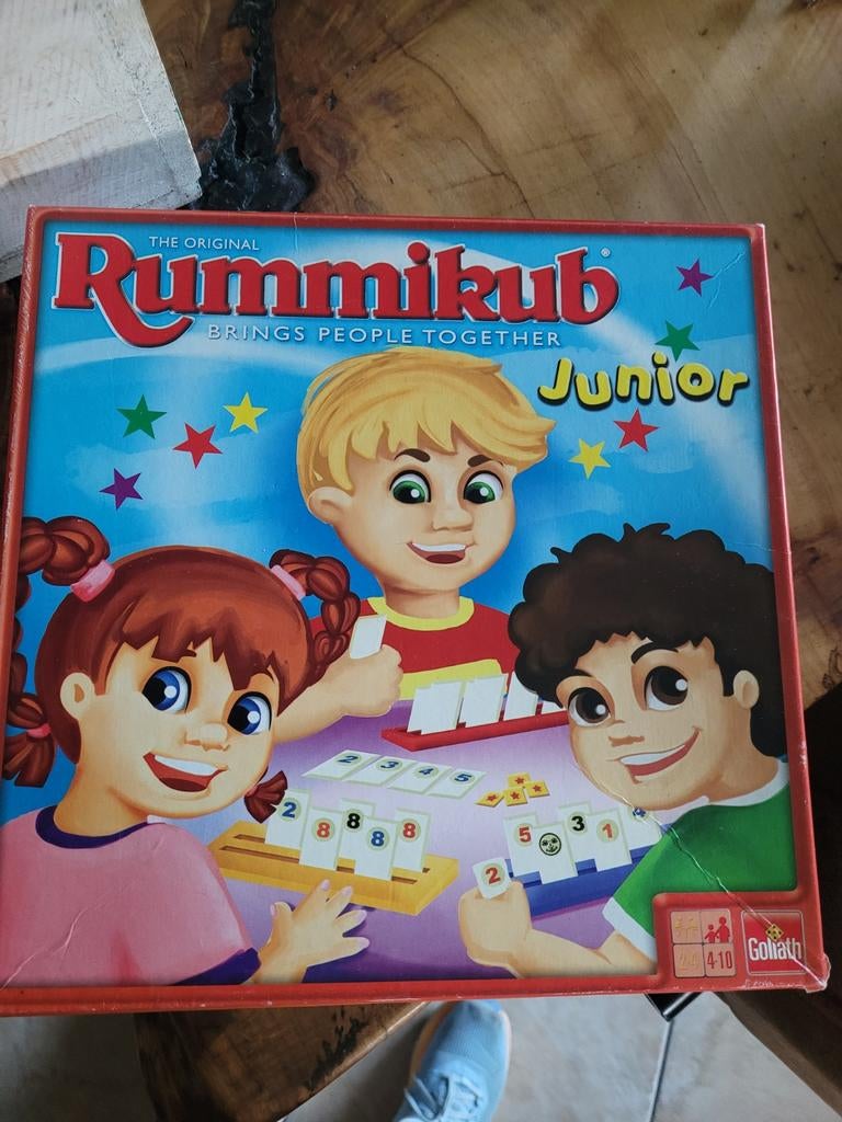 Rummikub Junior bordspel, Hobby en Vrije tijd, Gezelschapsspellen | Bordspellen, Ophalen of Verzenden