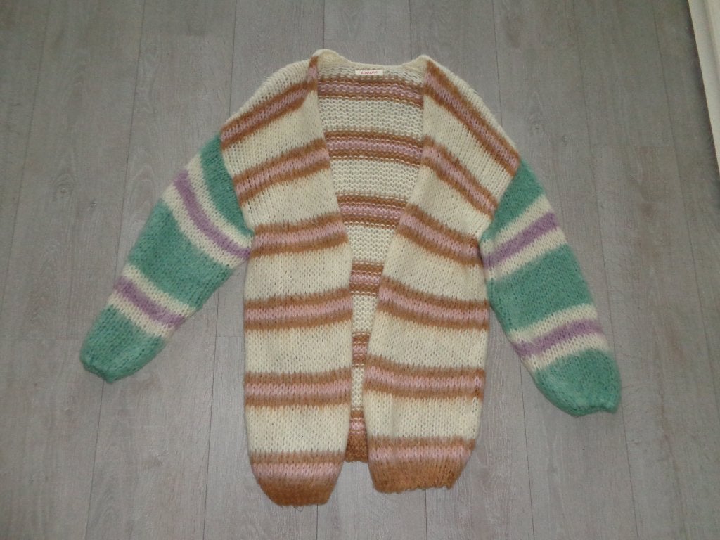 schitterende lange damesvest van Kontatto, maat L, Kleding | Dames, Ophalen of Verzenden, Gedragen, Maat 42/44 (L)