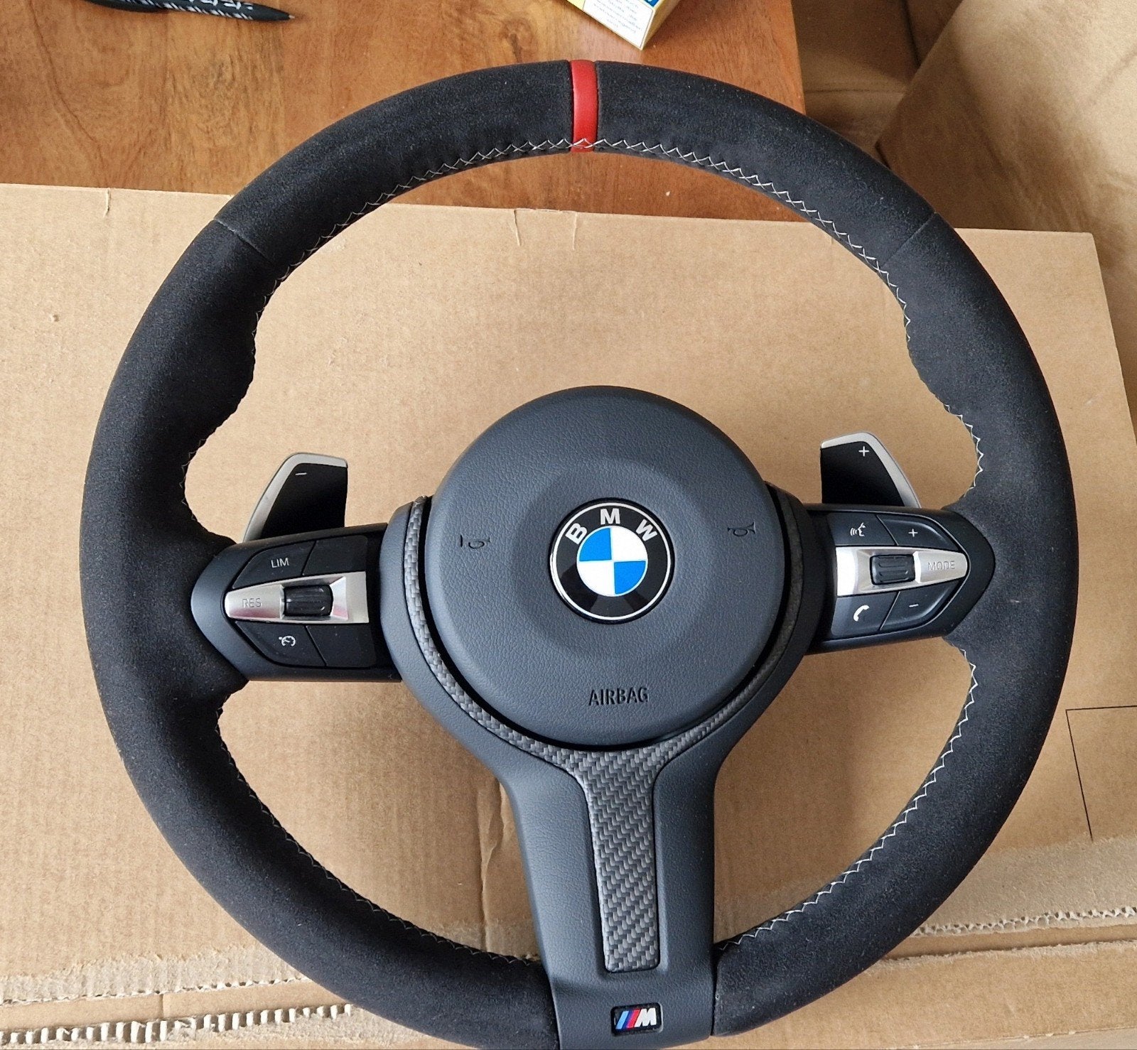 BMW F Serie M performance stuur alcantara OEM, Auto-onderdelen, Ophalen, Nieuw, BMW