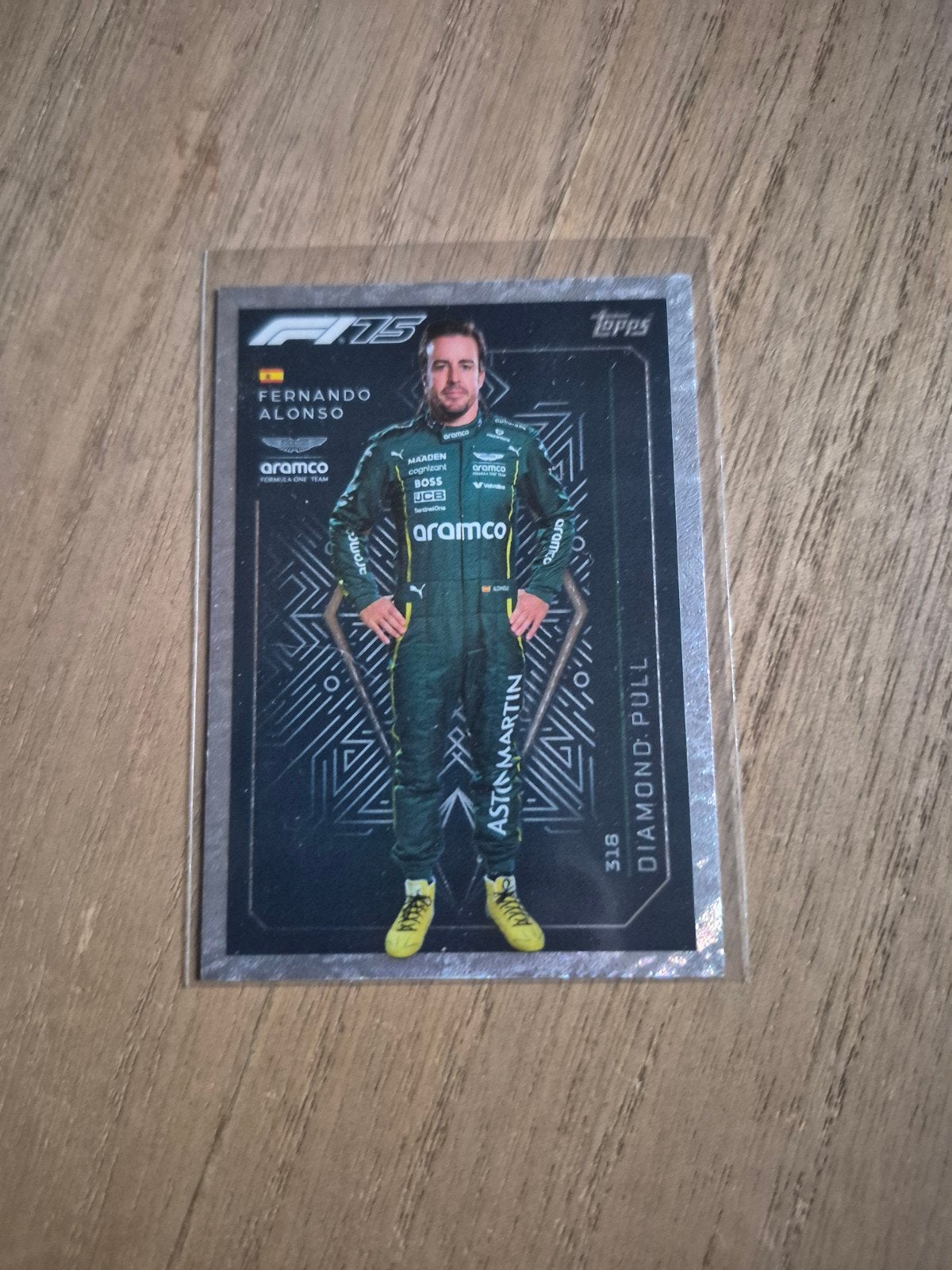 Fernando Alonso Topps F1 Diamond Pull Kaart, Verzamelen, Automerken, Motoren en Formule 1, Ophalen of Verzenden, Zo goed als nieuw
