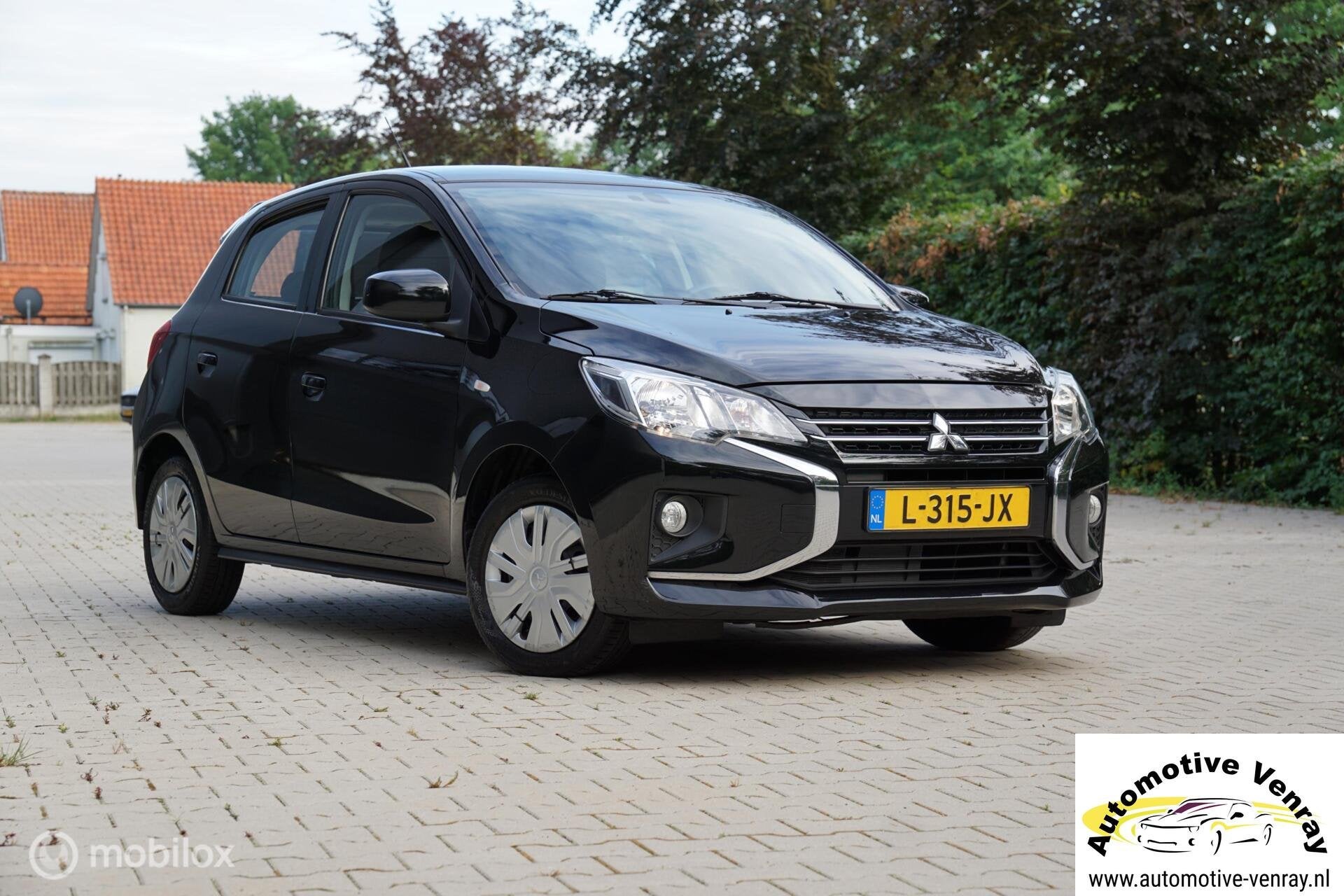 Mitsubishi Space Star 1.2 Cool+ bwj 2021,| Airco |NAP, Auto's, Voorwielaandrijving, Gebruikt, 850 kg, Zwart