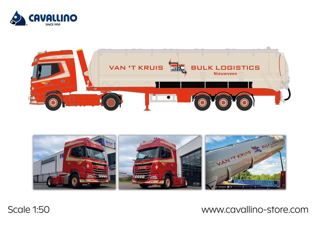 Cavallino 1:50 vh Kruis Geen Tekno/Wsi, Ophalen of Verzenden, Nieuw, Bus of Vrachtwagen, Overige merken