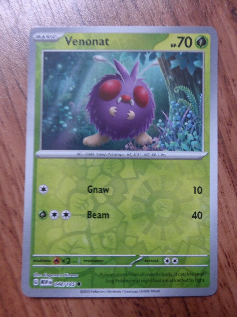 Venonat 048/165 (Pd5), Ophalen of Verzenden, Zo goed als nieuw, Losse kaart