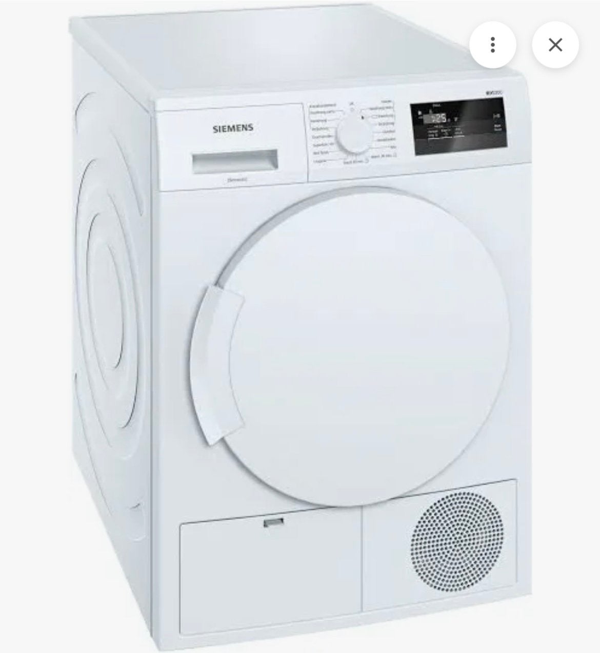 Siemens droger en Beko wasmachine, Witgoed en Apparatuur, Wasmachines, Gebruikt, 8 tot 10 kg, Minder dan 85 cm, 1200 tot 1600 toeren