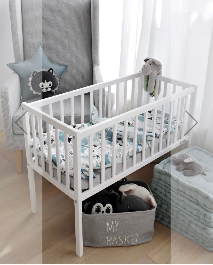 Wit wiegje zonder matras, Kinderen en Baby's, Babywiegjes en Ledikanten, Ophalen, Zo goed als nieuw, Wieg