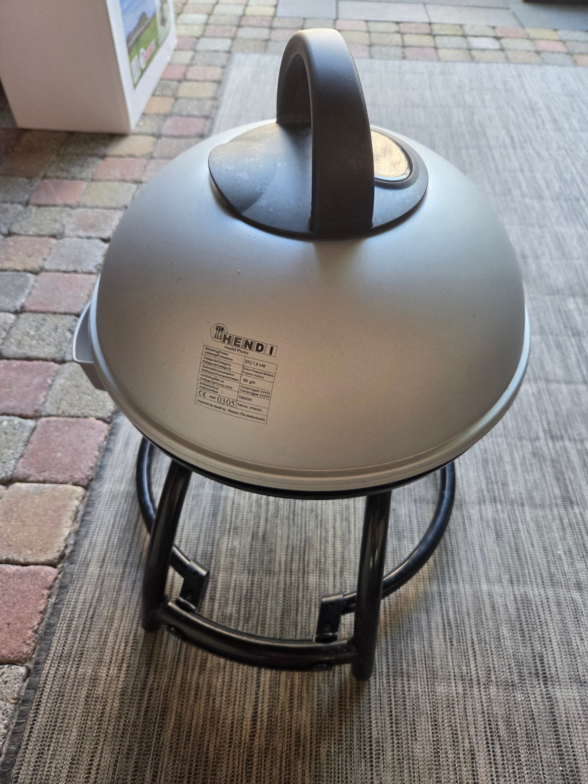 barbeque op gas, Tuin en Terras, Ophalen, Nieuw, Hendi
