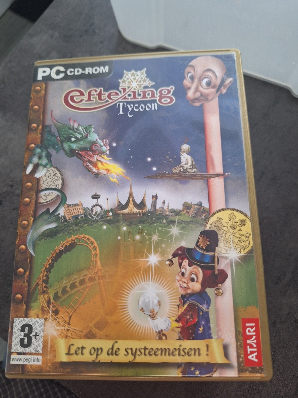 Efteling Tycoon PC CD-ROM - Bouw je eigen attractiepark, Gebruikt, 1 speler, Ophalen of Verzenden, Vanaf 3 jaar