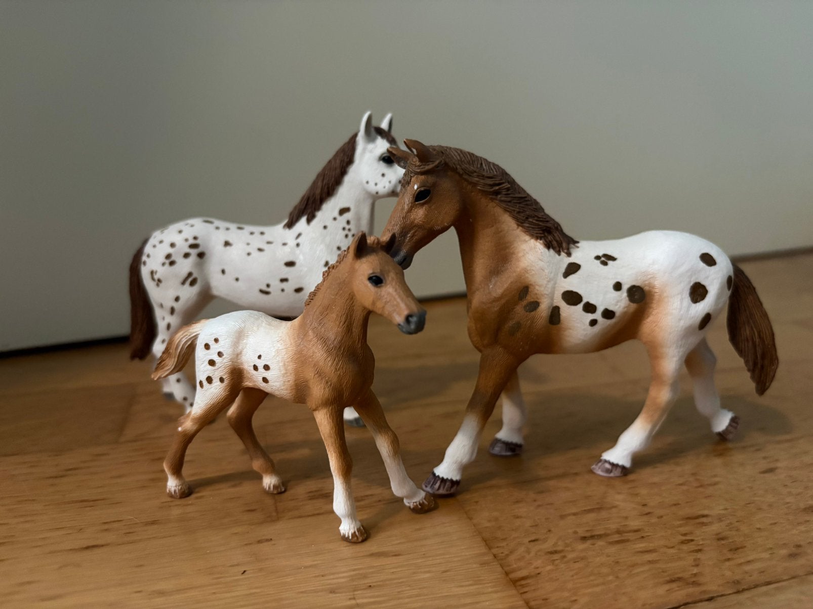 Schleich appaloosa familie uit set, Ophalen of Verzenden, Zo goed als nieuw, Jongen of Meisje