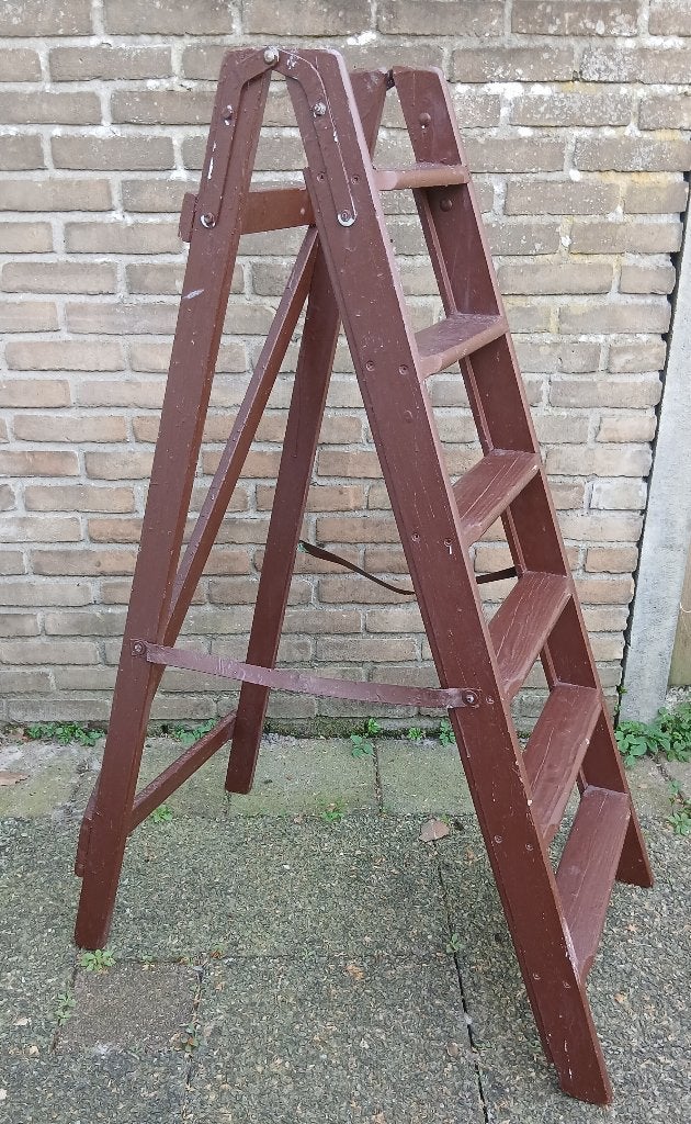 Vintage Houten Schilderstrap  ( € 35 , ), Ophalen