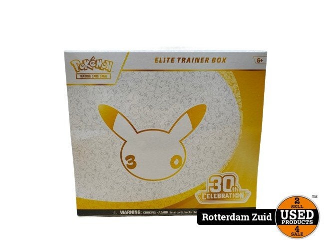 Pokémon 30th celebration Trainer Box (ETB), Zo goed als nieuw
