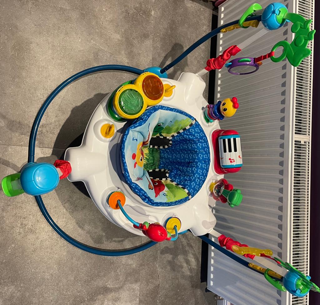 Baby jump, Ophalen, Zo goed als nieuw