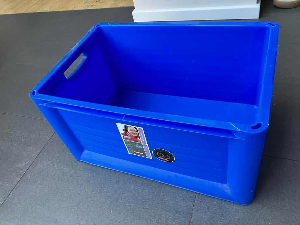 Opbergvak plastic stevig, Doe-het-zelf en Verbouw, Kratten en Dozen, Ophalen, 40 tot 60 cm, Minder dan 35 cm, Doos