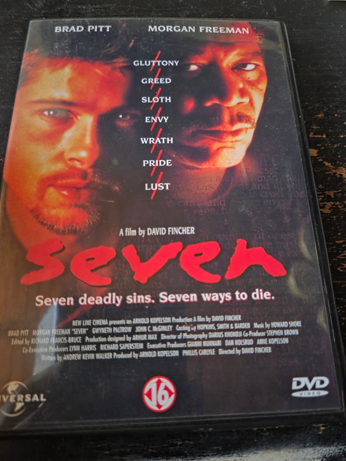Seven, Vanaf 16 jaar, Ophalen of Verzenden, Zo goed als nieuw, Actiethriller