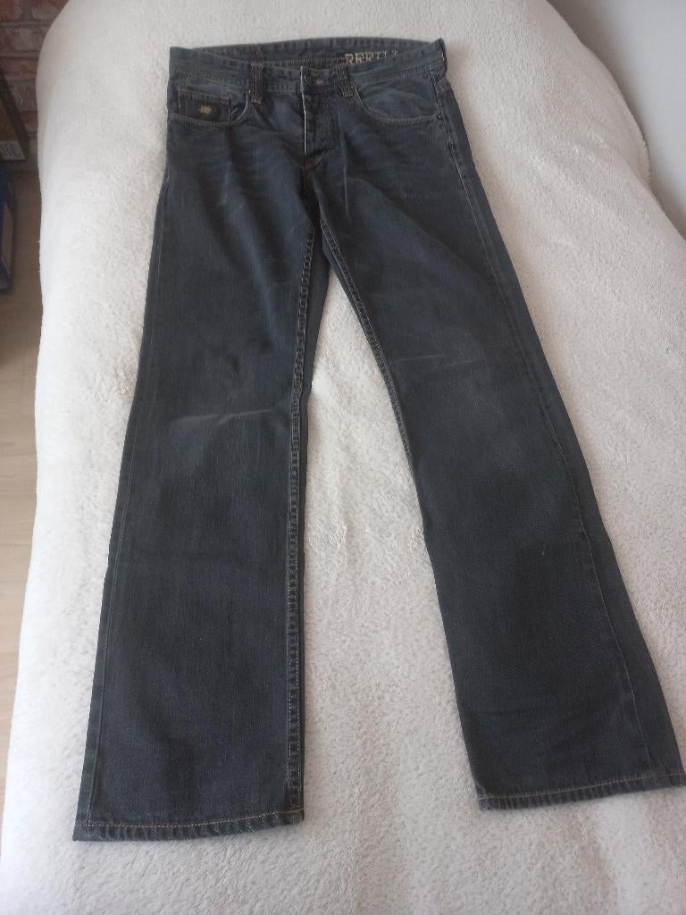 Heren jeans, Ophalen of Verzenden, Zo goed als nieuw, Grijs, Refill