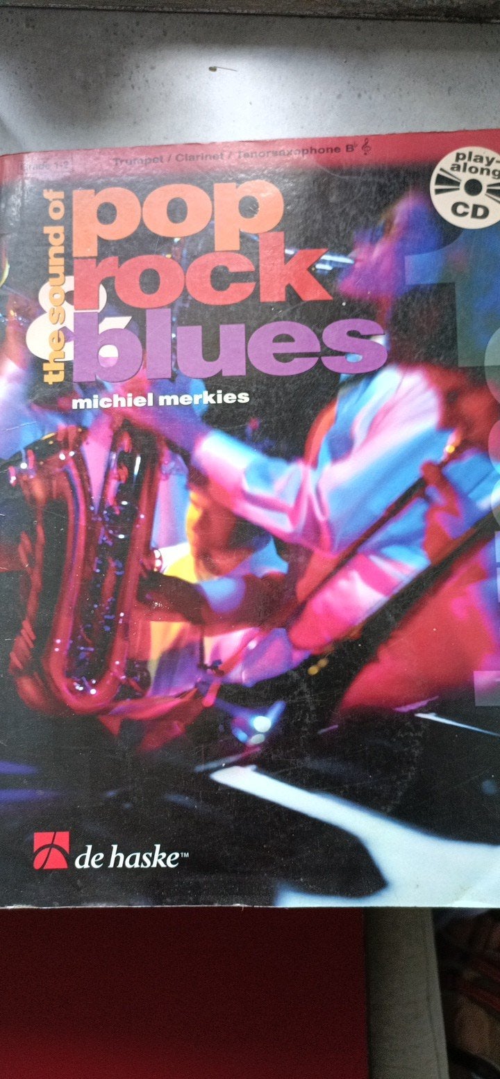 The Sound of Pop Rock Blues - Michiel Merkies (met CD), Ophalen of Verzenden