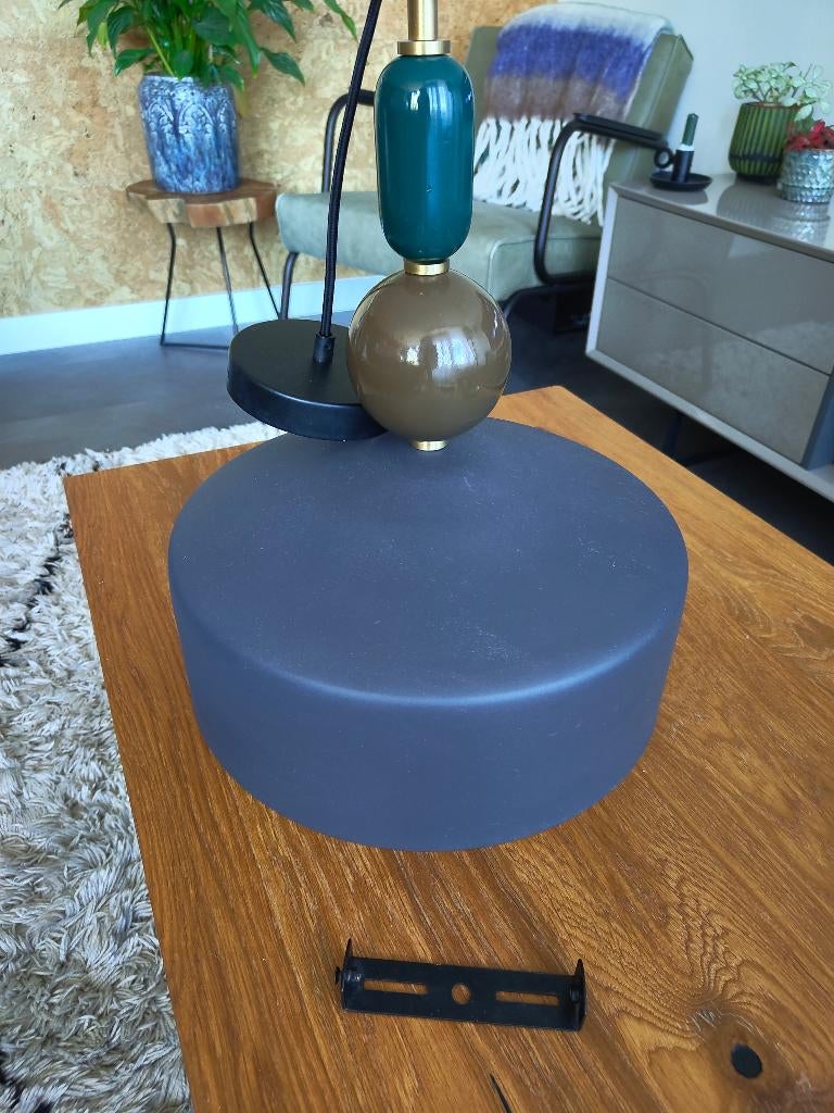 Retro hanglamp dimbaar, Huis en Inrichting, Lampen | Hanglampen, Ophalen, Gebruikt, 50 tot 75 cm, Metaal