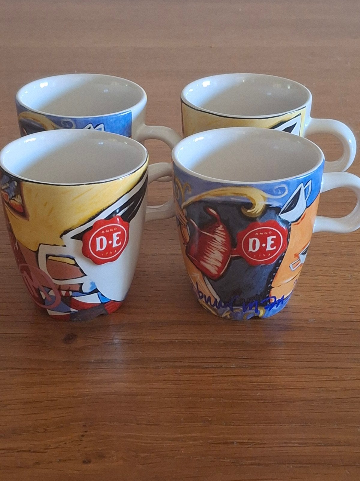 Set van 4 Senseo mokjes - Royal Raja design, Ophalen of Verzenden