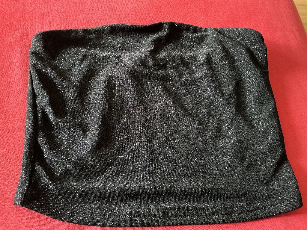 Zwart glitter topje van by Swan. Maat M, Kleding | Dames, Maat 38/40 (M), Zwart, Ophalen of Verzenden, Zo goed als nieuw