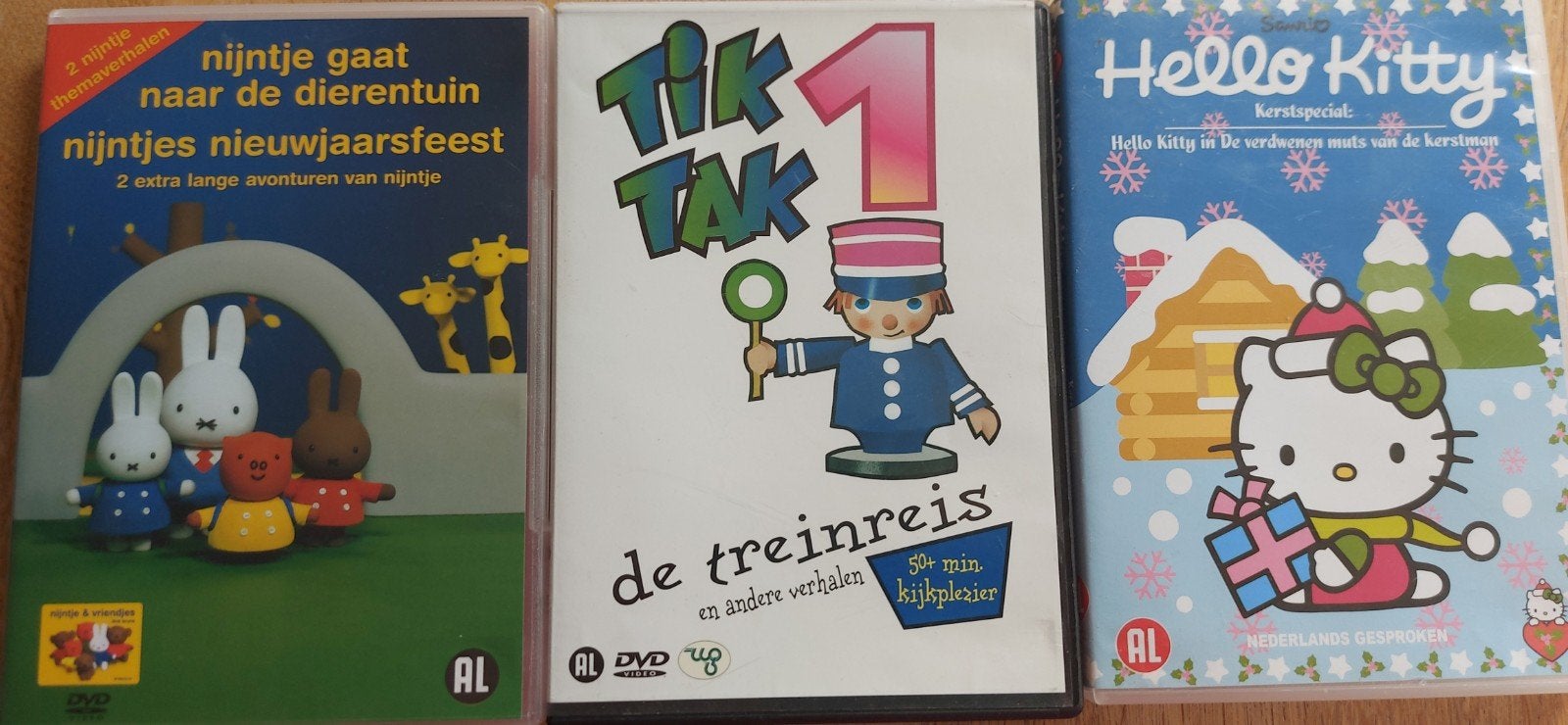 3 leuke dvd's voor de allerkleinsten: Nijntje, Tik Tak, Hell, Ophalen of Verzenden