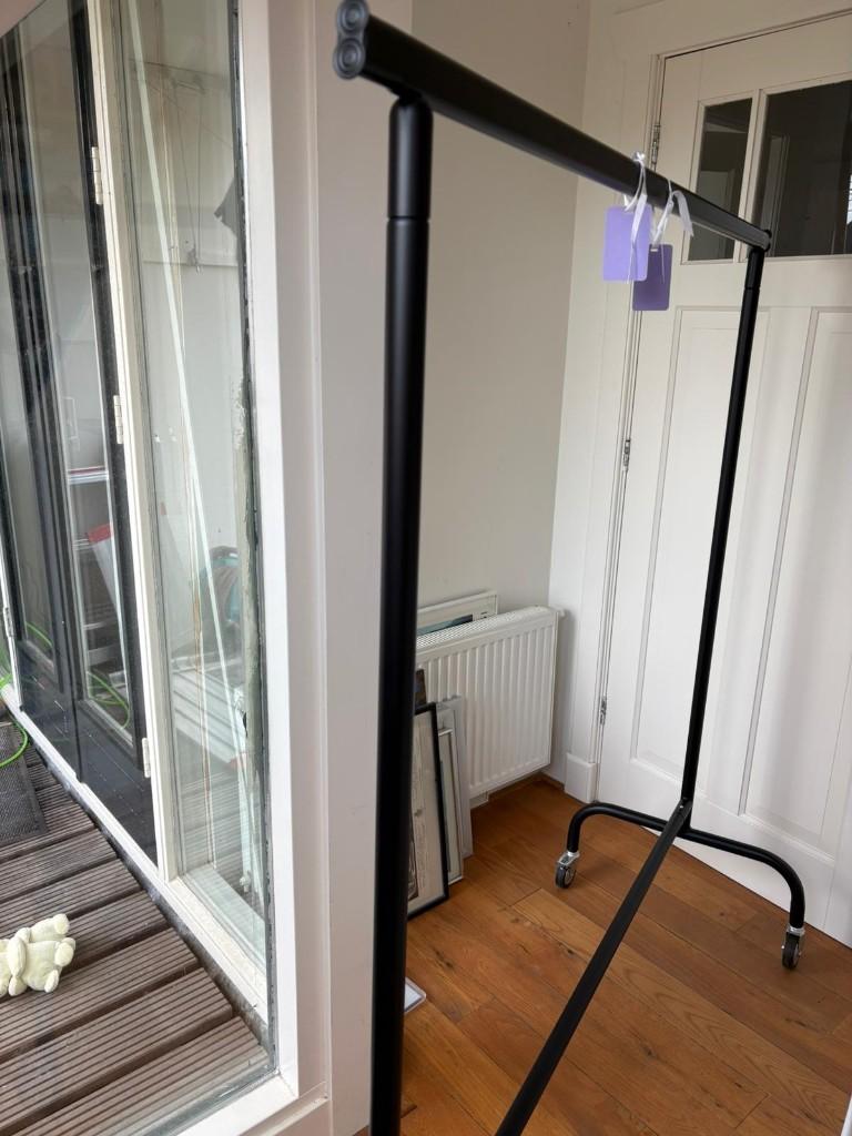 kledingrek, Zo goed als nieuw, Metaal, 150 tot 200 cm, Ophalen