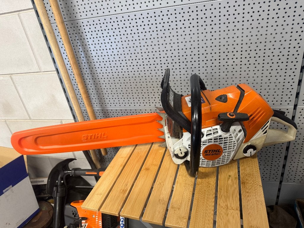 Stihl MS500i kettingzaag (zgan), ., Overige soorten, Ophalen of Verzenden, Zo goed als nieuw