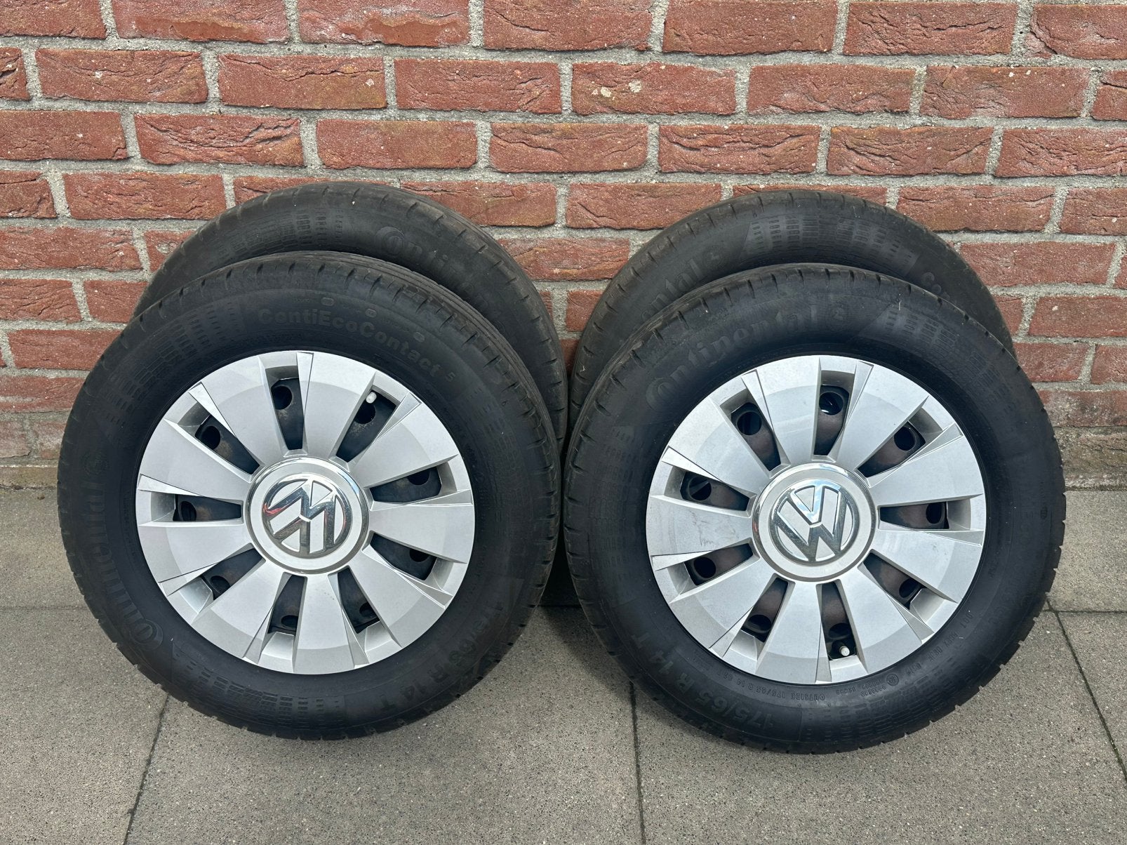 Vw up wielen, Ophalen, 14 inch, Gebruikt, 175 mm