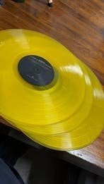 Coldplay yellow vinyl testpersingen parachutes a rush blood, Limited edition, Ophalen of Verzenden, Zo goed als nieuw, 12 inch