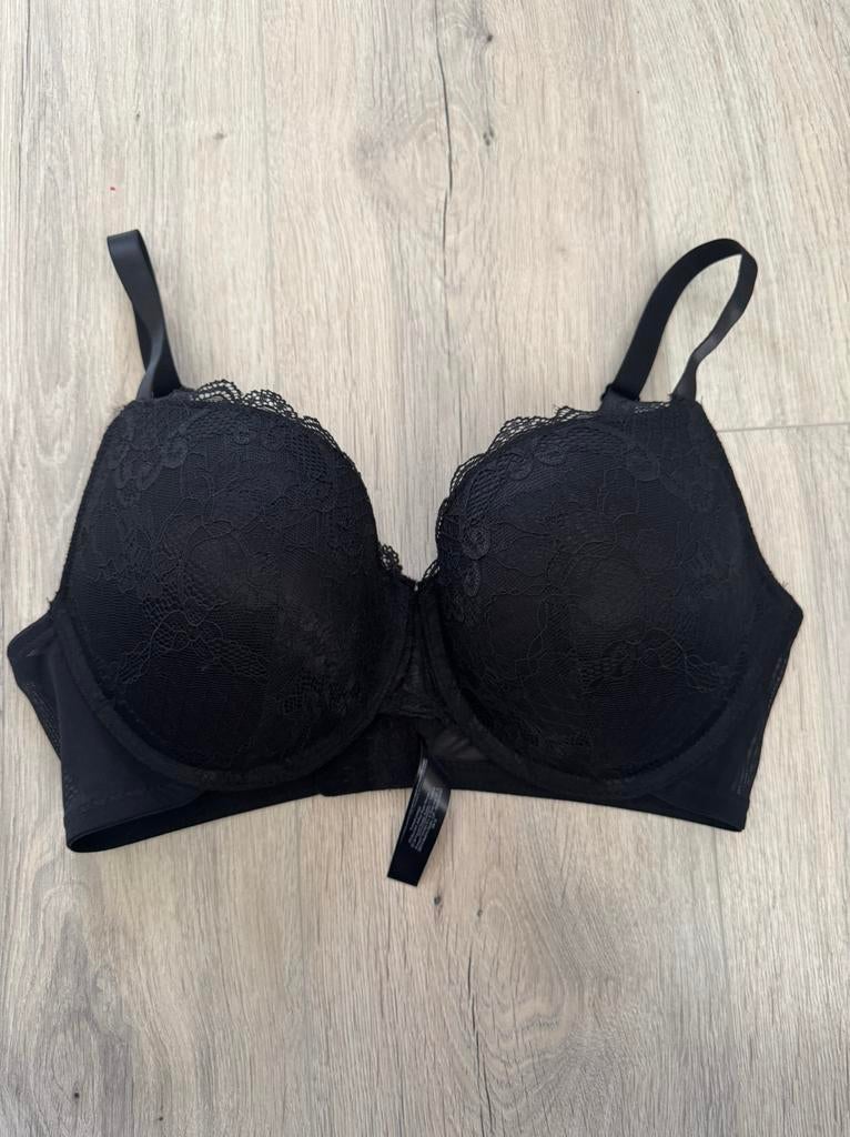 Bh zwart met beugel maat 85E, Verzenden, Zwart, BH