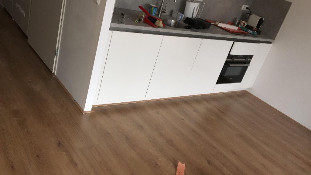 VLOERLEGGER - Laminaat PVC Visgraat, Crème, Laminaat PVC Visgraat Leggen Vloerlegger, Nieuw, Ophalen of Verzenden