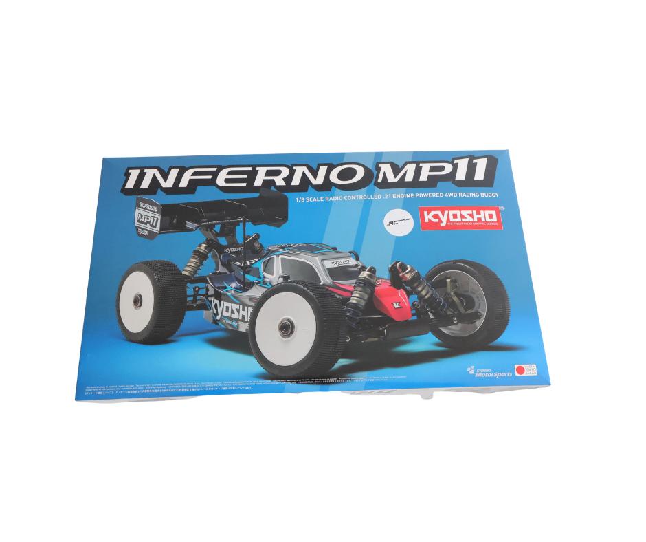 Kyosho Inferno MP11 1:8 4WD RC Nitro Buggy Kit K.33028B, Auto offroad, Nieuw, Ophalen of Verzenden, Schaal 1:10