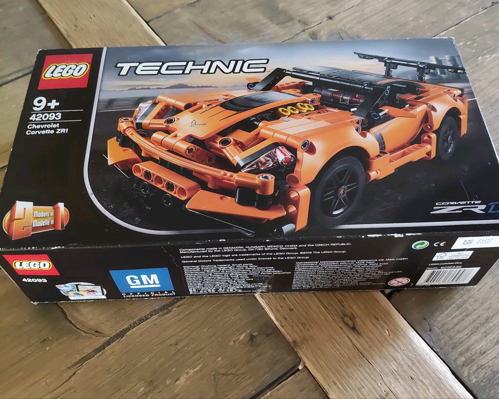 Lego technic set 42093 Chevrolet Corvette ZR1, Ophalen of Verzenden, Zo goed als nieuw