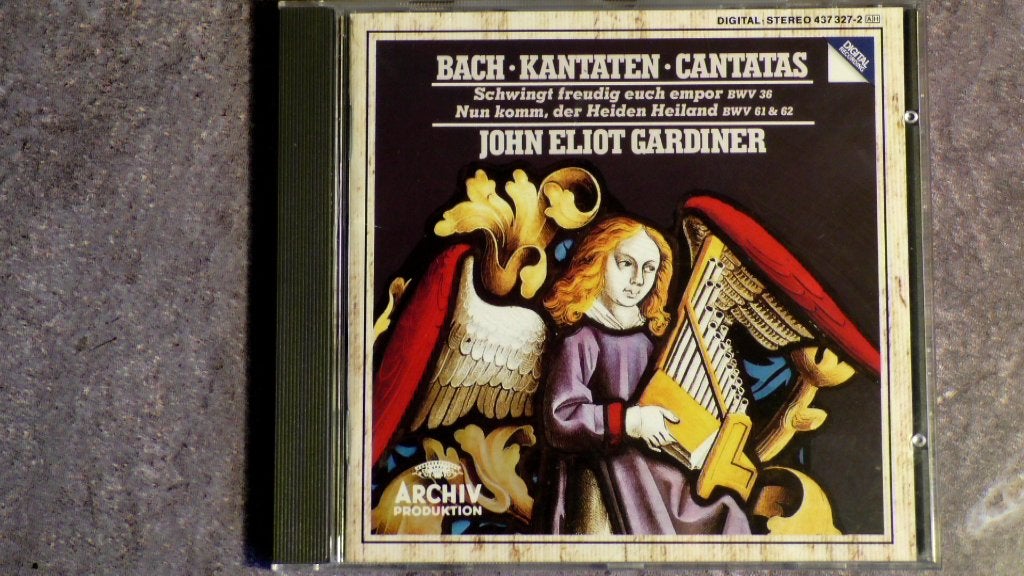 Bach : Advent Cantates ( 61, 36, 62 ) - Gardiner, Soloconcert, Ophalen of Verzenden, Zo goed als nieuw, Barok