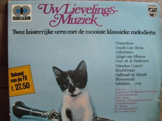 - Uw Lievelings-Muziek (Muzikaal Poëziealbum 1969) dblLP, Gebruikt, Beschermende buitenhoes, Ophalen of Verzenden, Romantiek