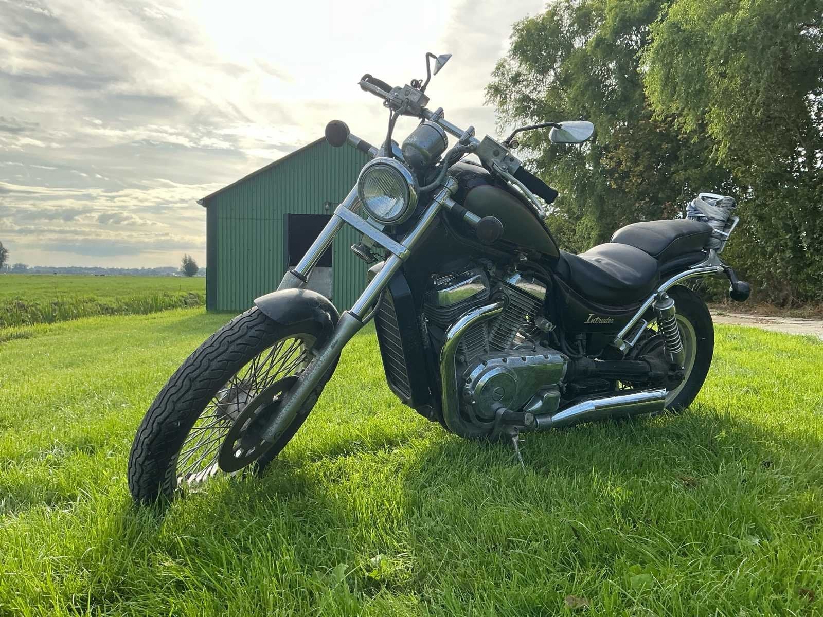 1986 Suzuki Chopper VS 700 Intruder Motorfiets, Motoren, Bedrijf, Gebruikt, Overig
