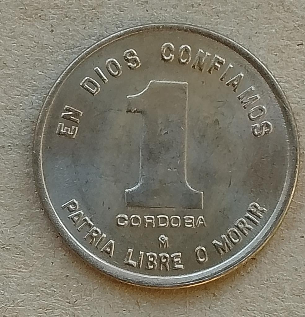 Nicaragua, 1 cordoba 1980, Ophalen of Verzenden, Midden-Amerika, Losse munt