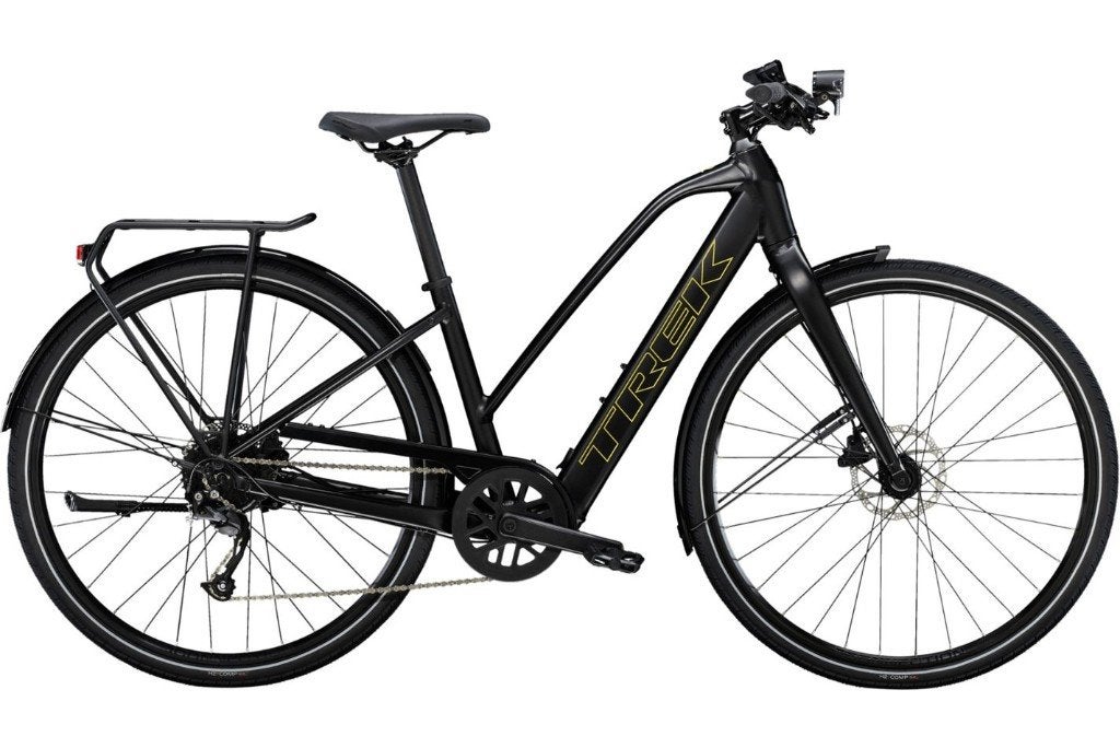 Fiets TREK FX+2 STAGGER ZWART L 2024, Zo goed als nieuw, 47 tot 51 cm, 50 km per accu of meer, Ophalen