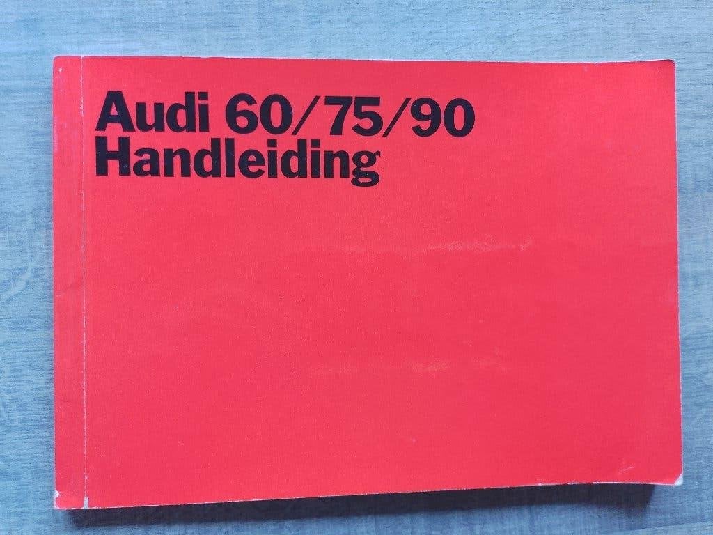 Instructieboekje - handleiding Audi 60 - 75 en 90    03-1970, Ophalen of Verzenden