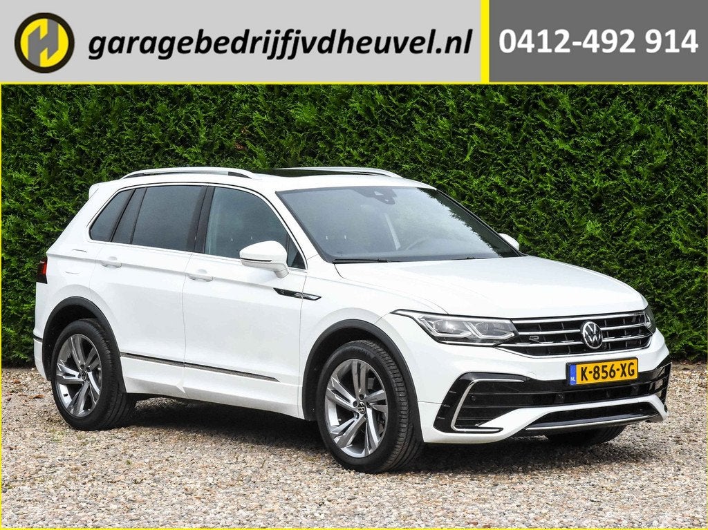 Volkswagen Tiguan 1.5 TSI R-Line Business+ / 1e eig / pano-d, Auto's, 1441 kg, 4 cilinders, 150 pk, Wit
