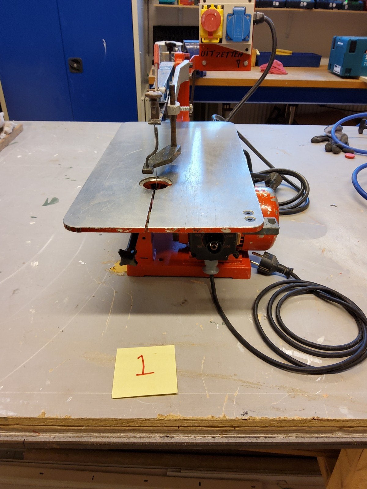 Hegner Multicut 2S Figuurzaagmachine uit 2008, Ophalen, Minder dan 600 watt, Figuurzaag, 30 tot 70 mm
