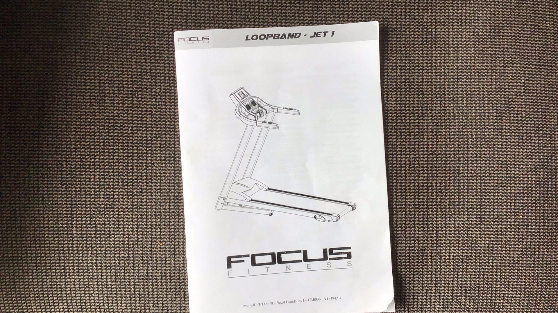 Te koop focus fitness loopband jet 1, Ophalen, Zo goed als nieuw