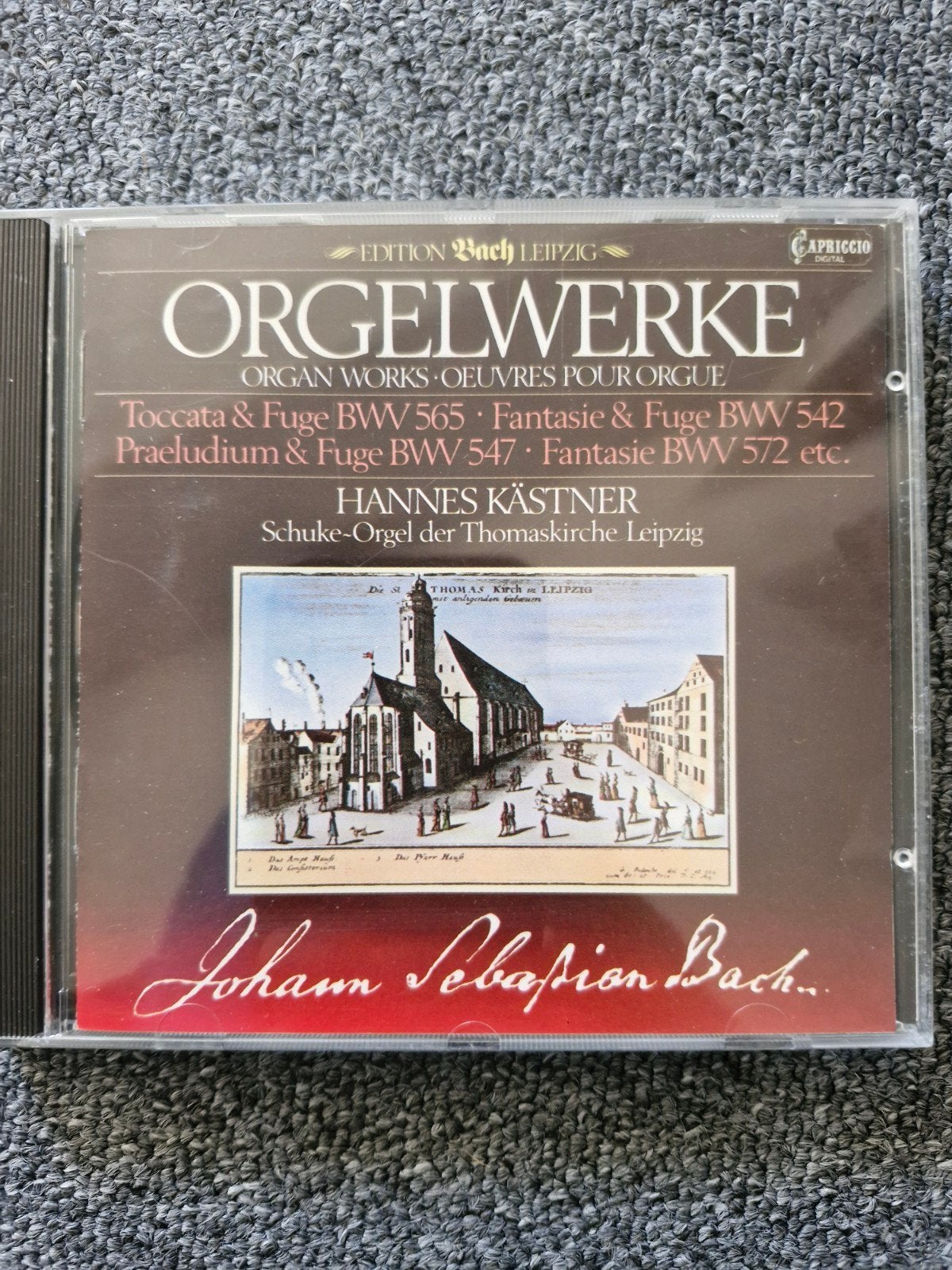 Orgel CD Hannes Kästner - Thomaskirche Leipzig, Gebruikt, Overige typen, Ophalen of Verzenden, Barok