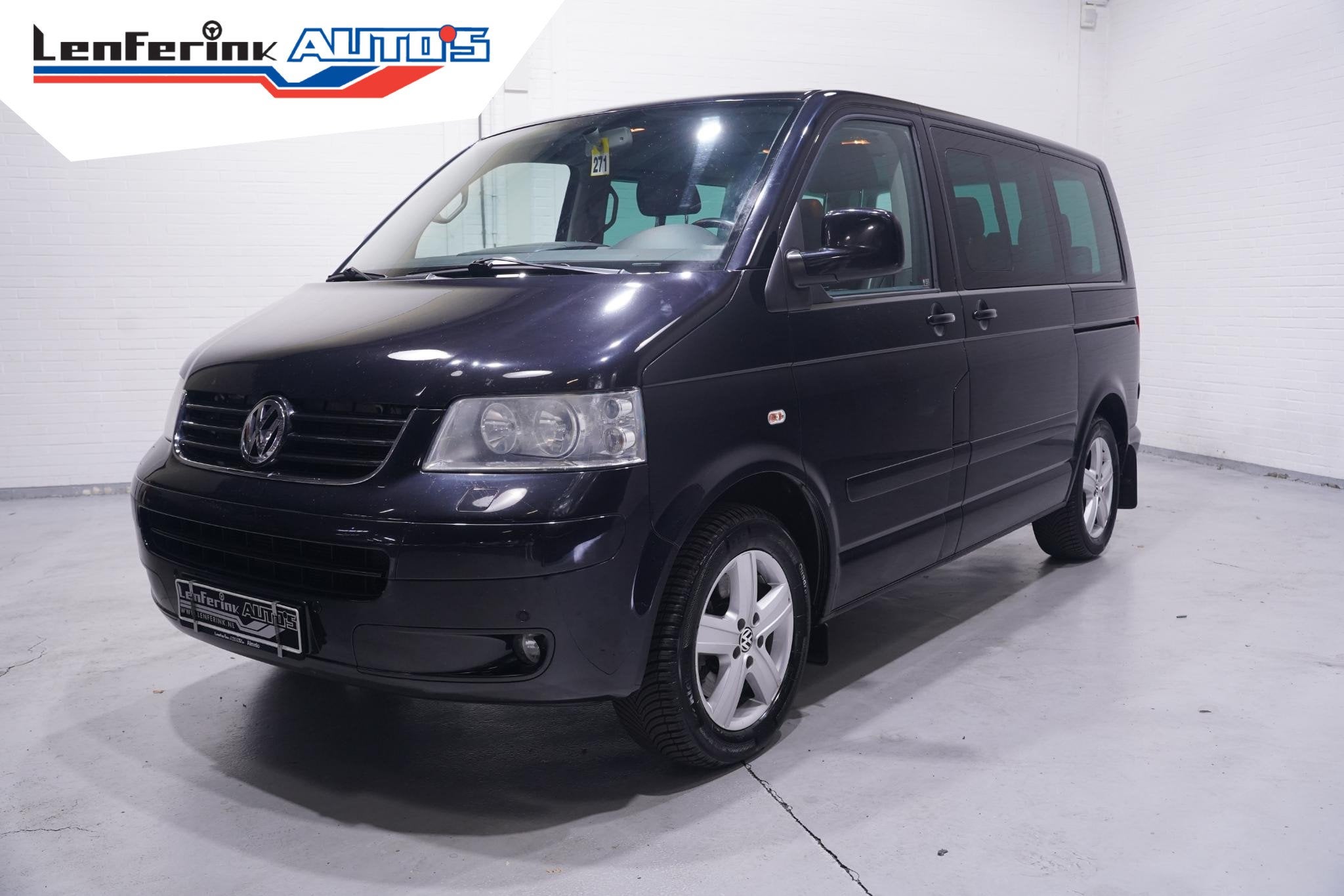 Volkswagen Transporter Multivan 3.2 V6 235 pk Highline 4-Mot, Auto's, Voorwielaandrijving, Gebruikt, Overige carrosserieën, Zwart