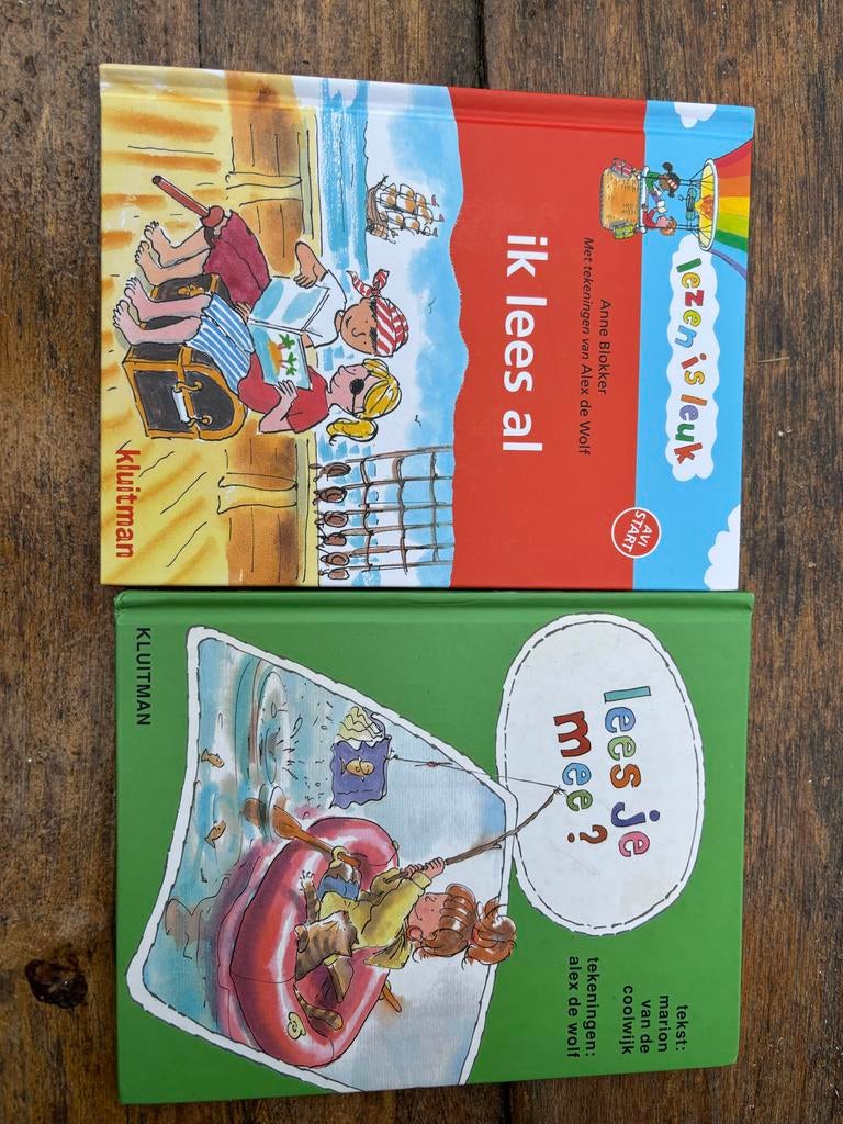 2x AVI-boeken: Ik lees al & Lees je mee? (Kluitman), Ophalen of Verzenden, Zo goed als nieuw