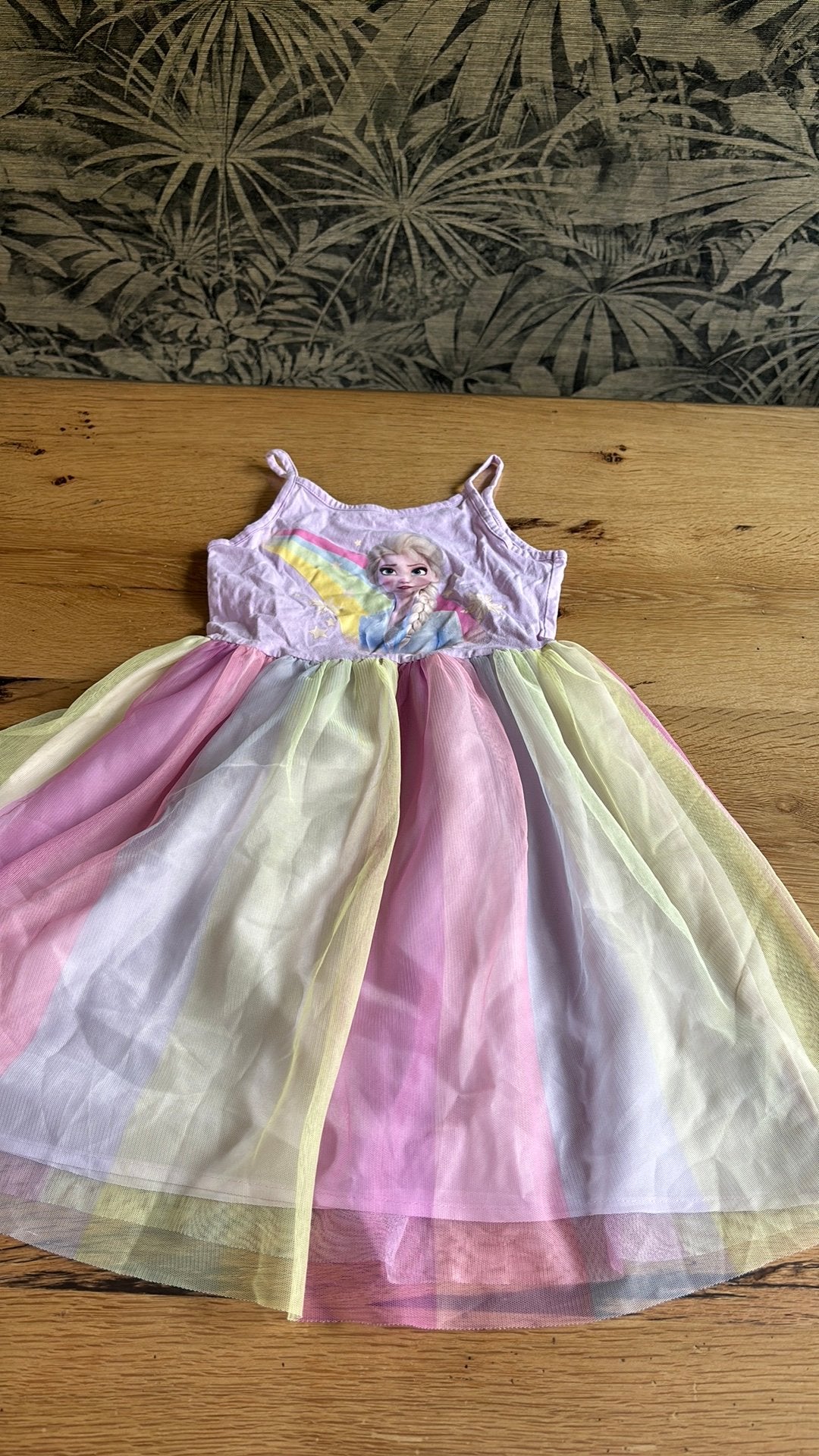 122-128 H&M prinsessenjurk Frozen/Elsa met tule |nieuwstaat, Ophalen of Verzenden, Zo goed als nieuw, Meisje, Jurk of Rok