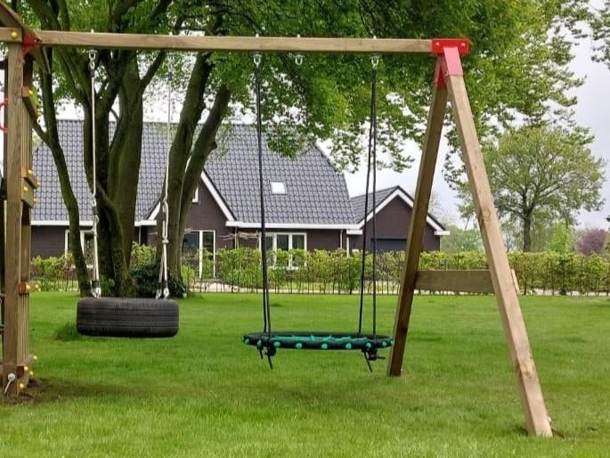 stevige HOUTEN SCHOMMEL afhalen of laten leveren, Ophalen, Nieuw, Schommel