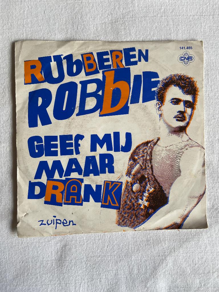 rubberen robbie - zuipen, Cd's en Dvd's, Vinyl Singles, Ophalen of Verzenden, Zo goed als nieuw, Nederlandstalig
