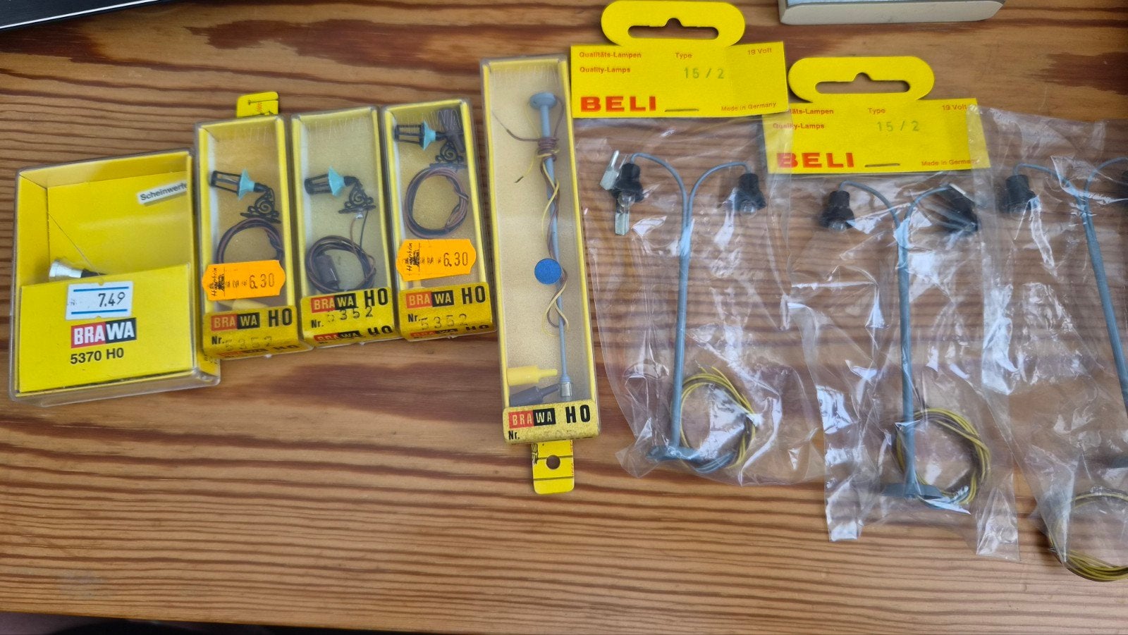 Brawa en Beli H0 verlichting - nieuw in ovp, Overige merken, Gelijkstroom of Wisselstroom, Overige typen, Nieuw