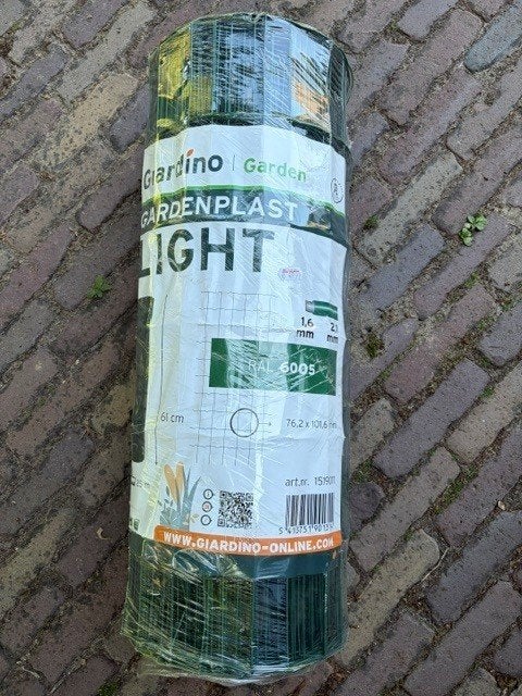 Giardino Tuingaas 25m, Tuin en Terras, Gaas en Draad, Ophalen, Nieuw, 20 meter of meer, Gaas