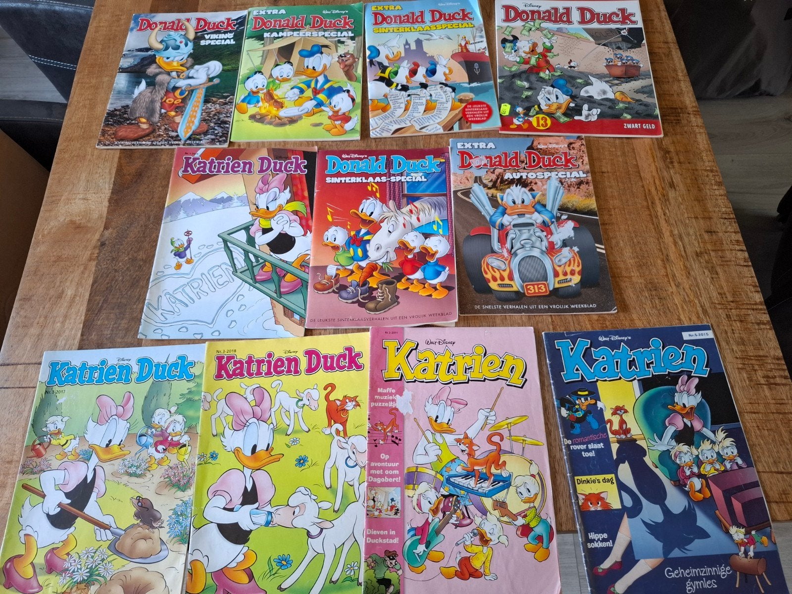 Grote collectie Donald Duck, Jerom en andere stripboeken, Meerdere stripboeken, Ophalen, Gelezen, Walt Disney